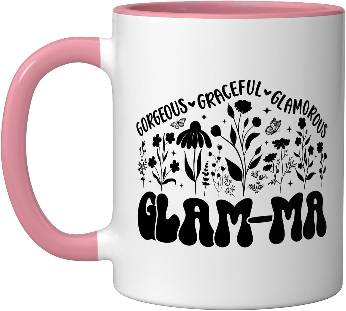 Glam-Ma Appreciation Glamma Grandma Glamma Grandmother Ceramic Mug