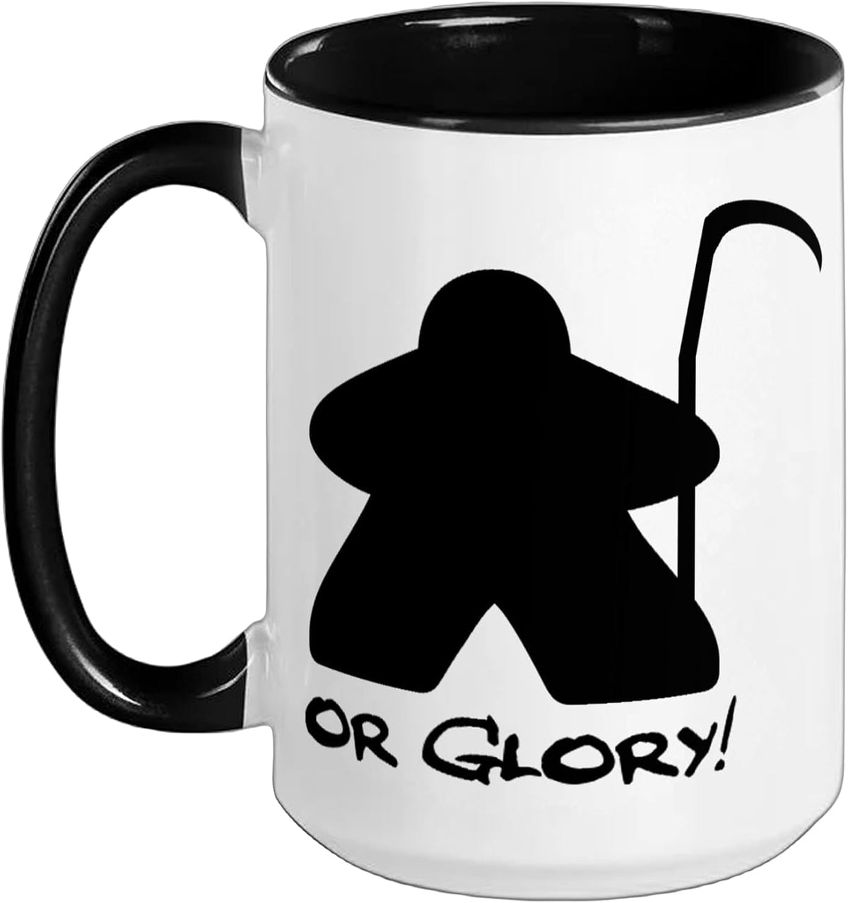 Death Reaper Or Glory Meeple Boardgame Game Piece Ceramic Mug