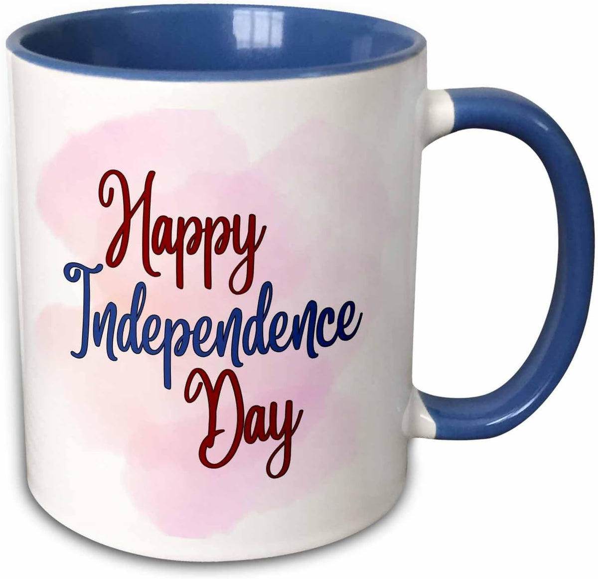 Stylish Independence Day Typography Ceramic Mug