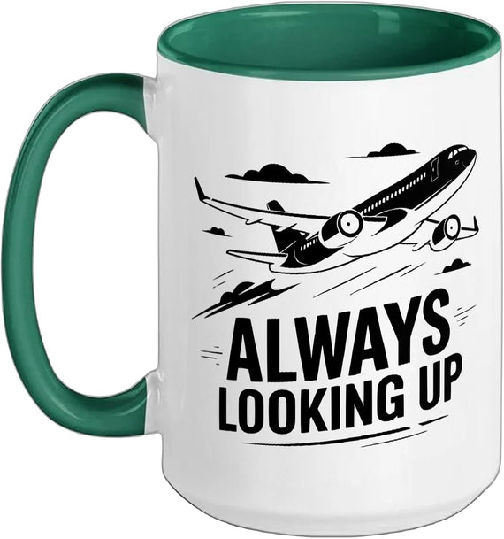 Aviation Enthusiast Airplane Lover Airport Plane Spotter Ceramic Mug