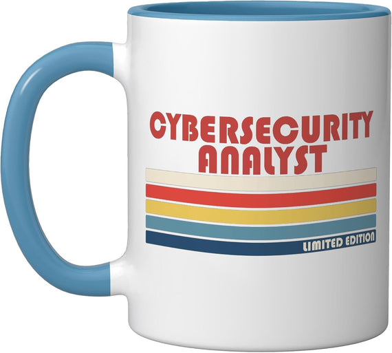 Cybersecurity Analyst Limited Edition Retro Ceramic Mug