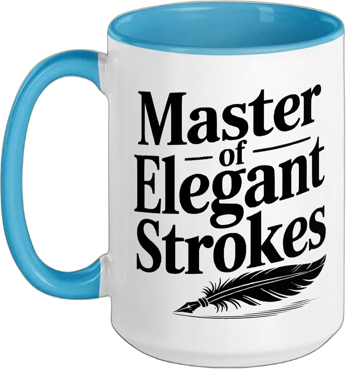 Calligraphy Calligraphic Writing Lettering Typography Ceramic Mug