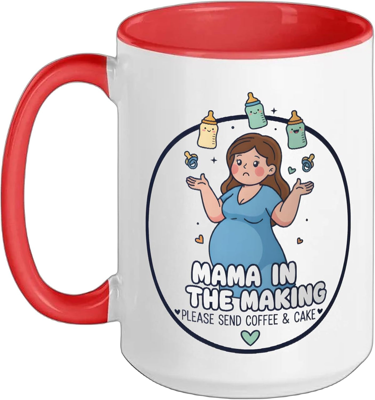 Funny Mama To Be Design For Mom Mommy Mothers Women Girls Ceramic Mug