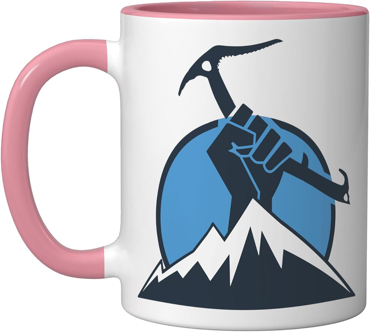 Ice Climbing Power Ceramic Mug