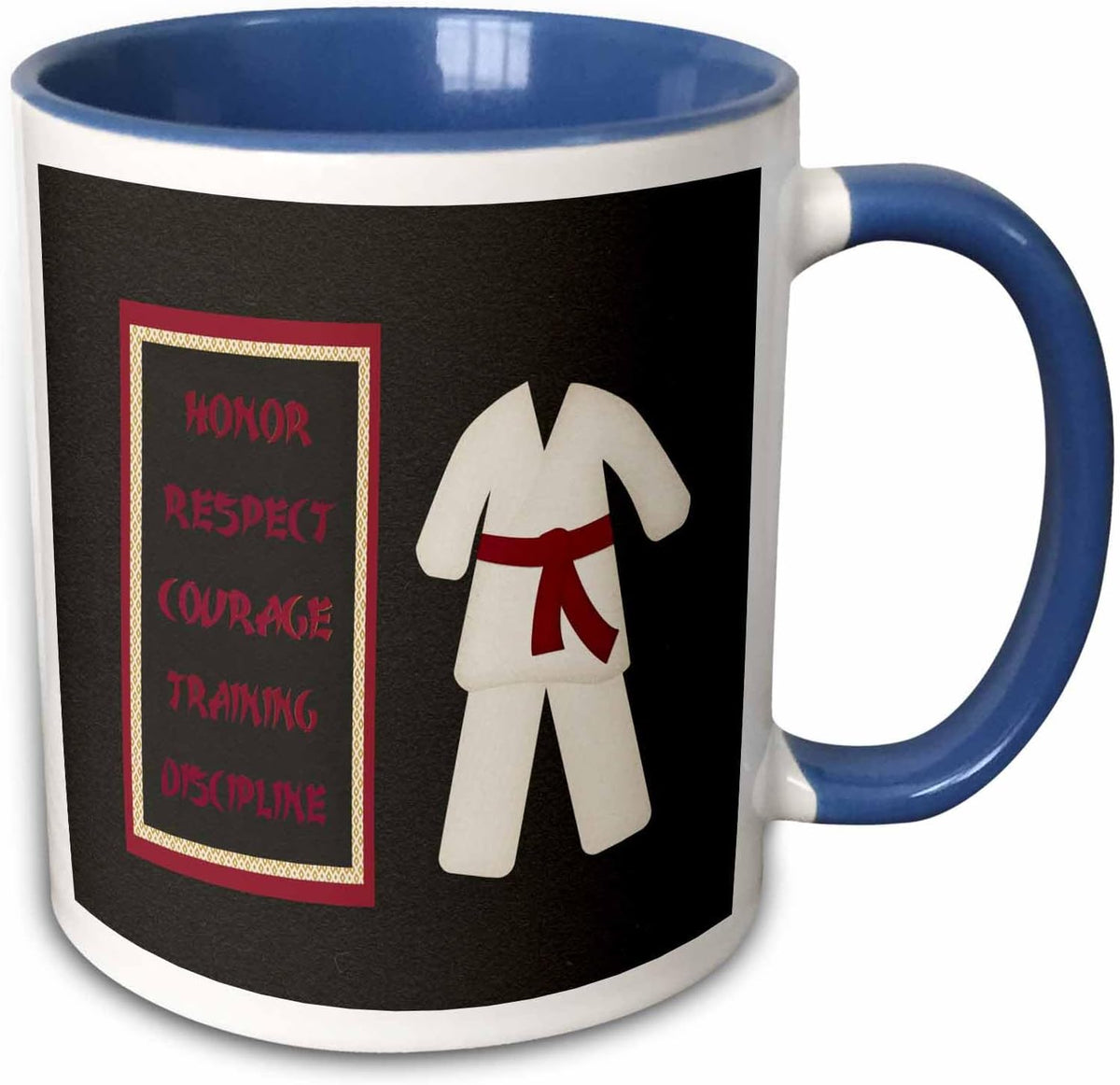 Karate Karategi Uniform Red Belt Honor Ceramic Mug