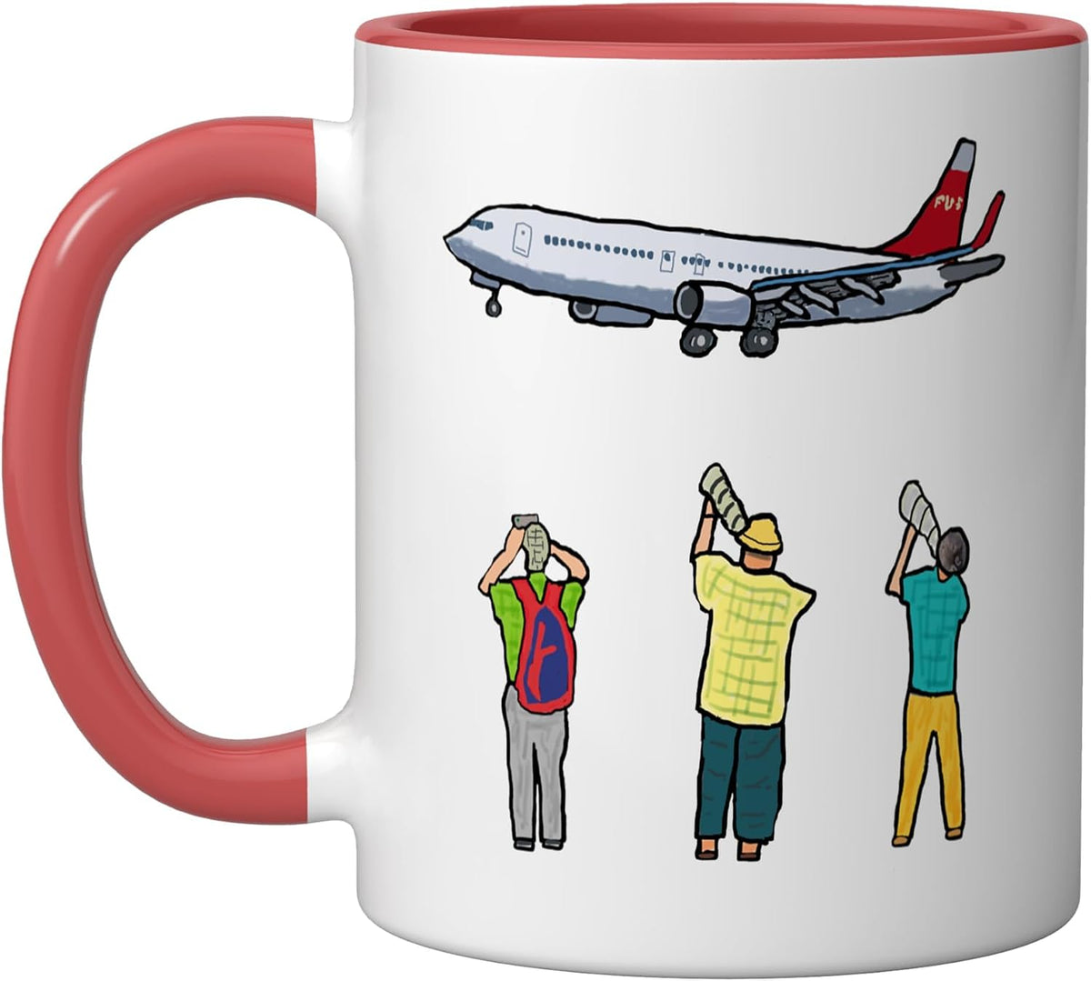 Plane Spotting Ceramic Mug