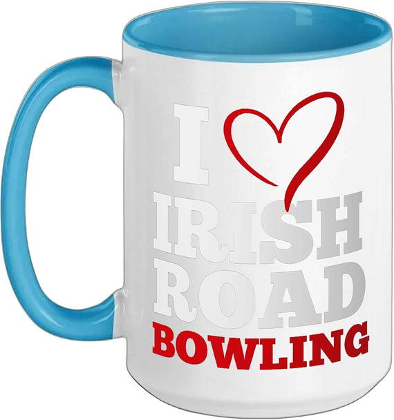 I Love Irish Road Bowling Ceramic Mug