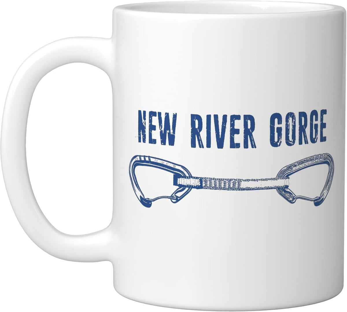 New River Gorge Rock Climbing Quickdraw Ceramic Mug