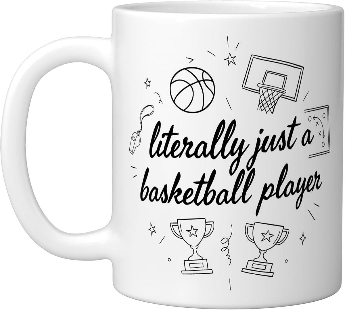 Basketball Player Bball Hoops Basketballs Playing Baller Ceramic Mug