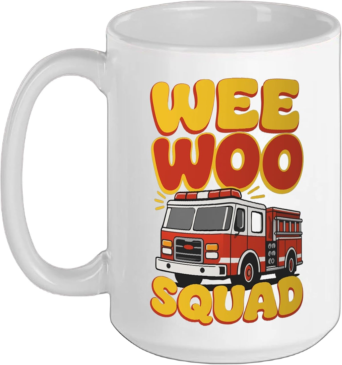 Firefighter Firetruck Department Fireman Ceramic Mug