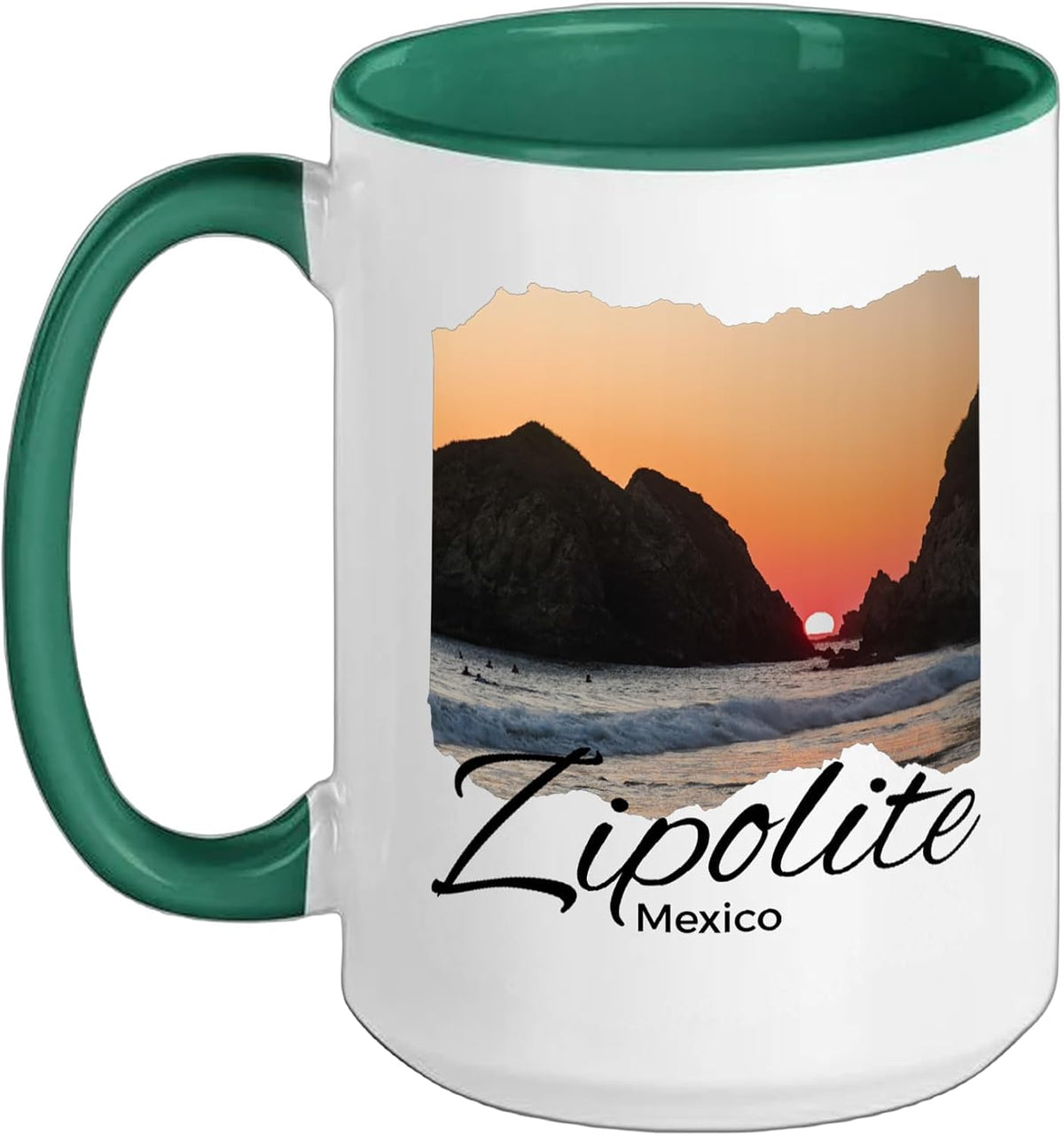 Zipolite Mexico Souvenir/Zipolite Ceramic Mug