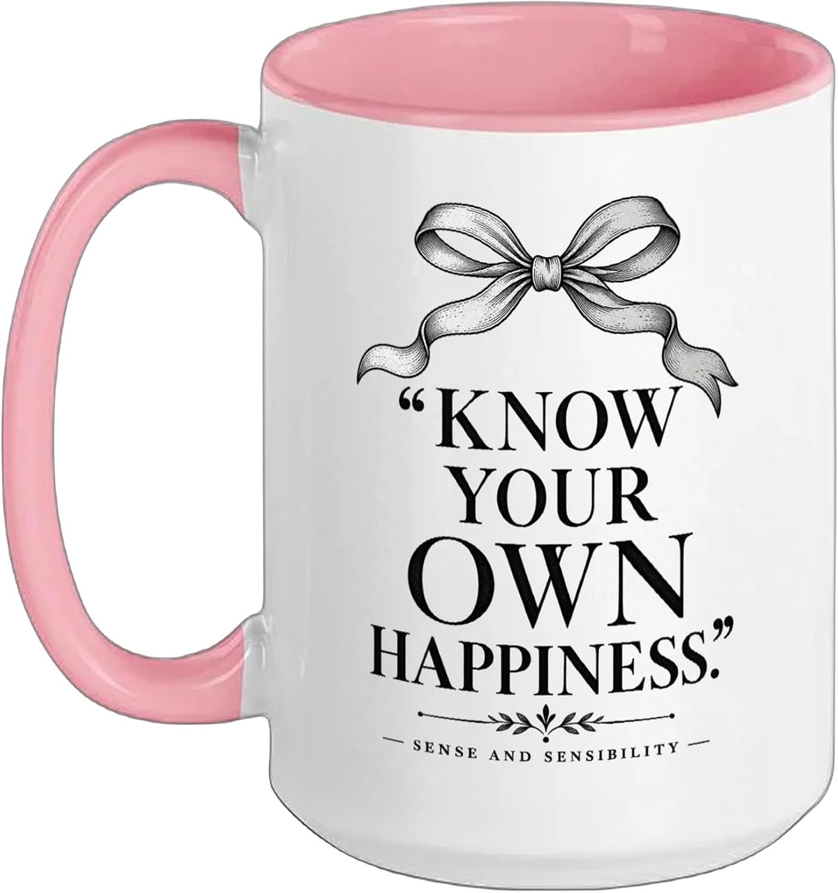 Know Your Own Happiness Classic Literary Ceramic Mug
