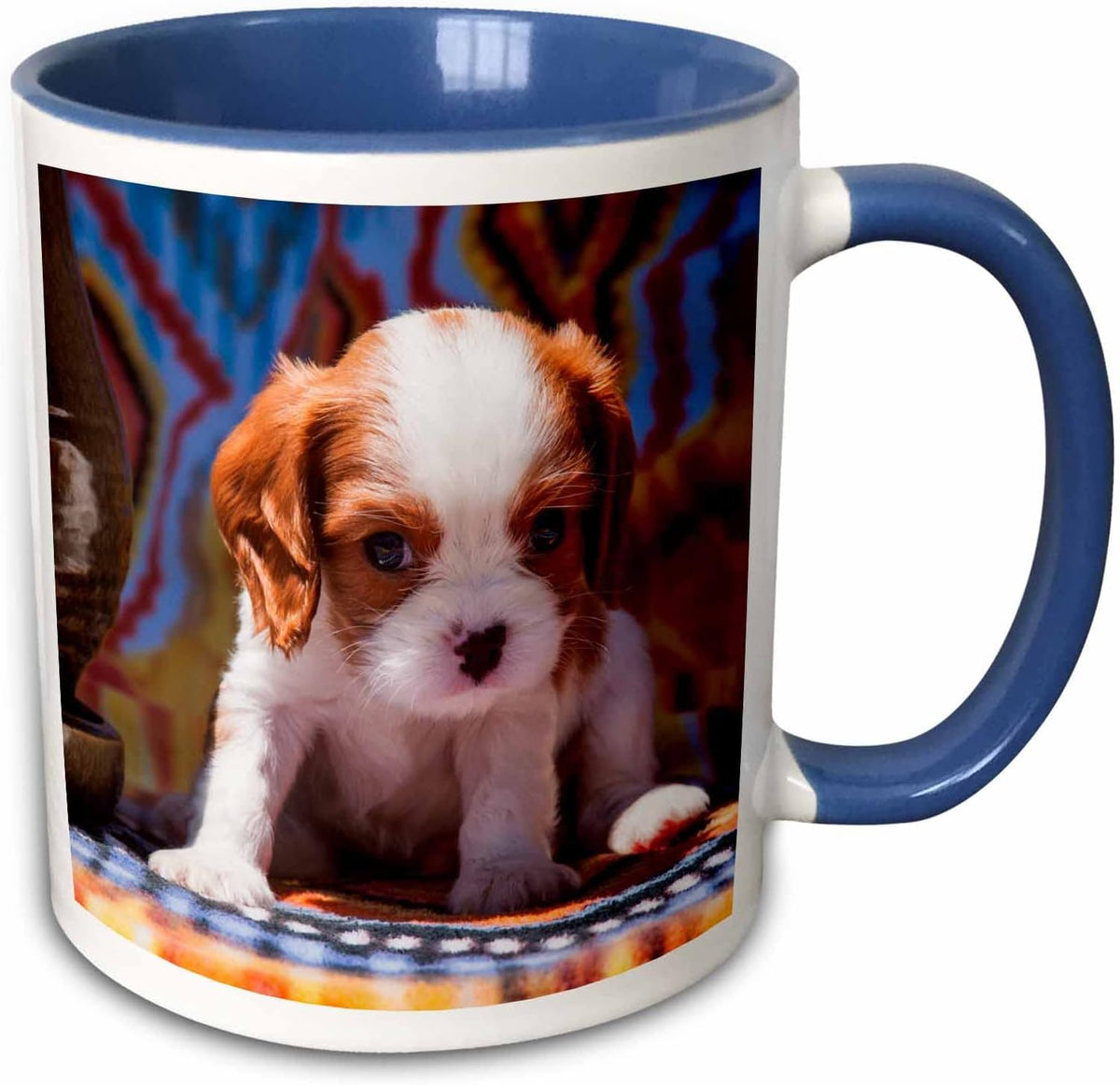 Adorable Cavalier King Charles Spaniel Puppy Ceramic Mug