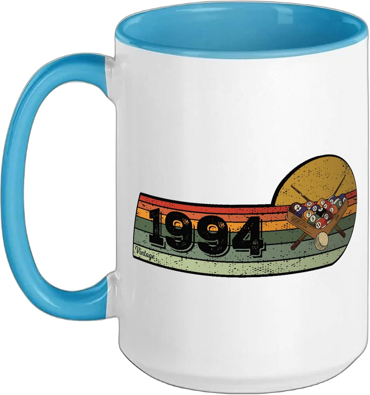 Billiards Billiard-Gamer Vintage 1994 Birthday Ceramic Mug