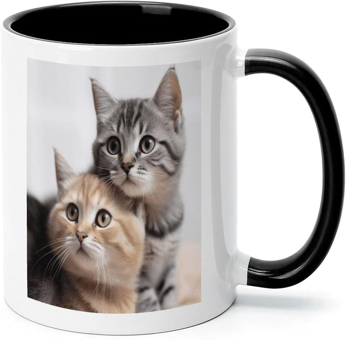Cats Inner Colored Heat Resistant Drinking Ceramic Mug