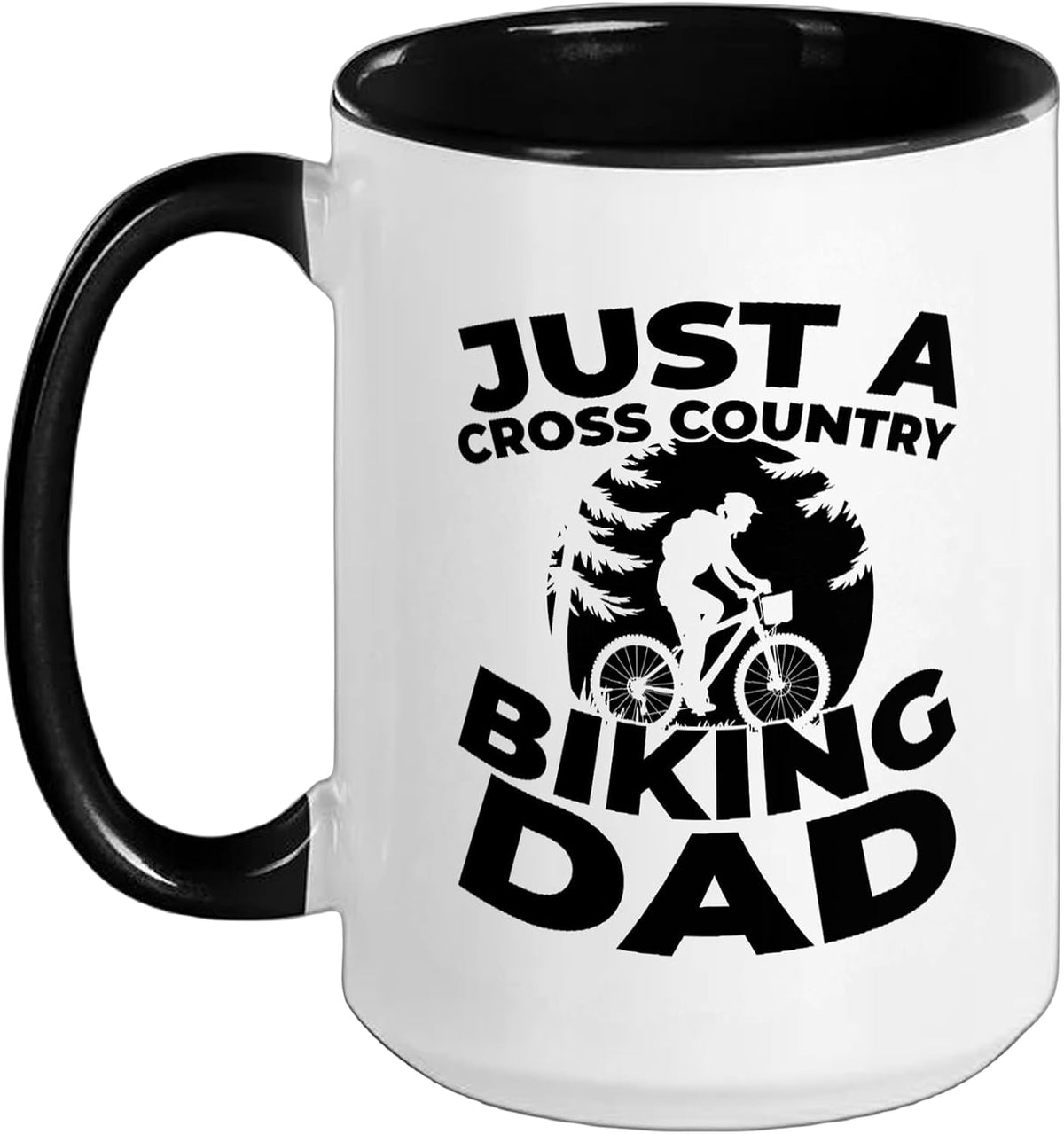 Endurance Biking Bike Race - Just A Cross Country Biking Ceramic Mug