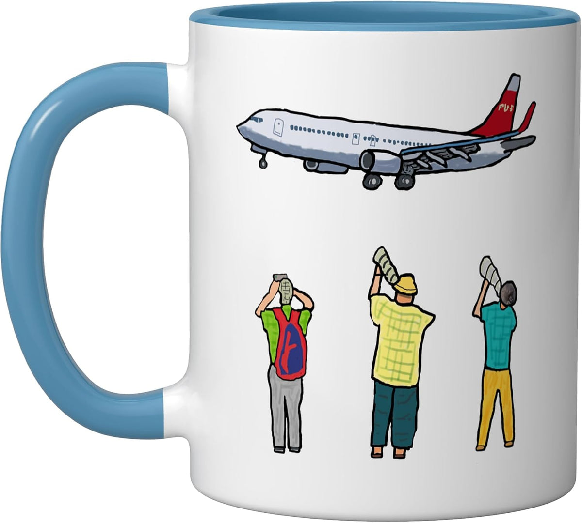 Plane Spotting Ceramic Mug