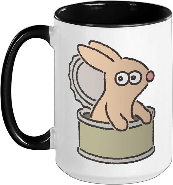 Rabbit Canned Cute Ceramic Mug