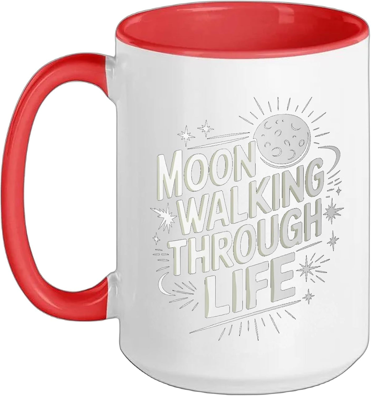 Astronomy Moonwalking Astronomer Planet Moon Ceramic Mug