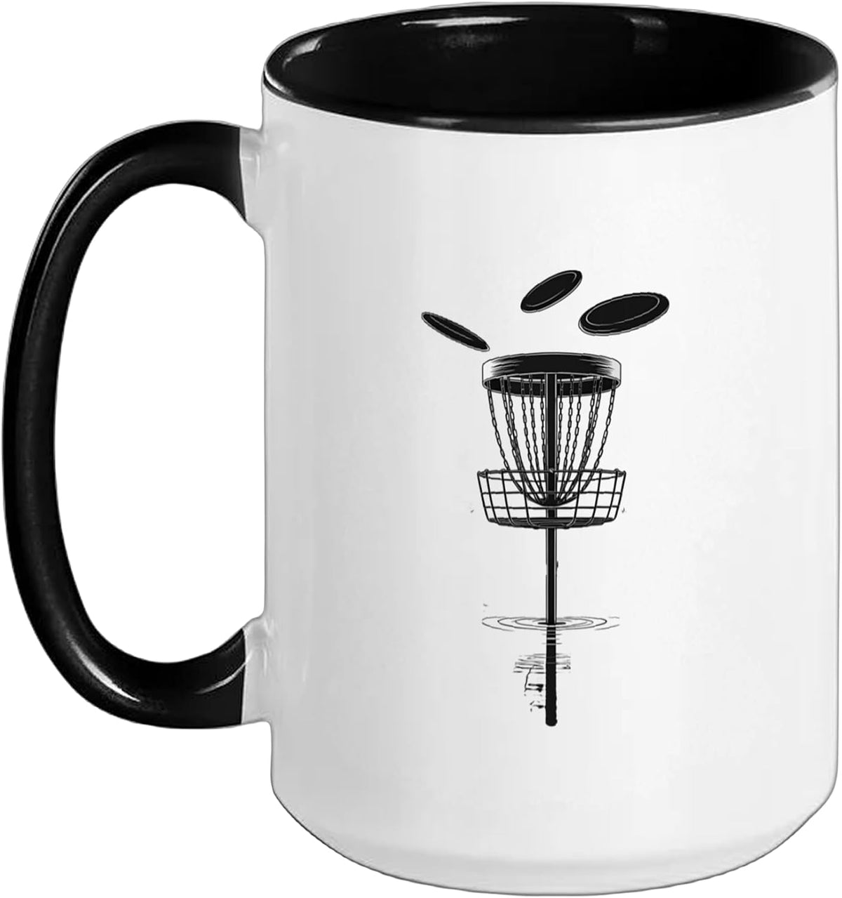 Disc Golf Basket Frolfing Disc Golf Player Disc Golfer Ceramic Mug