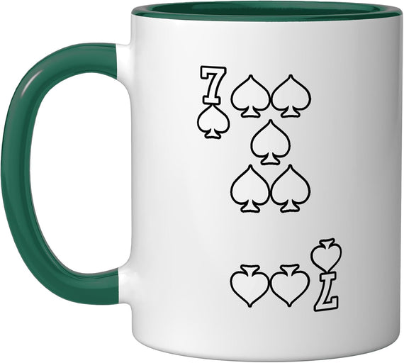 Spades Playing Card Halloween Costume Dark Dark Ceramic Mug