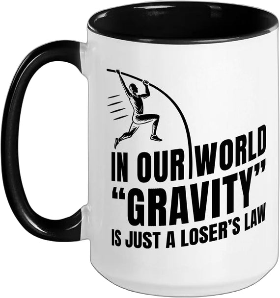 Pole Vaulting Funny Pole Vault Ceramic Mug