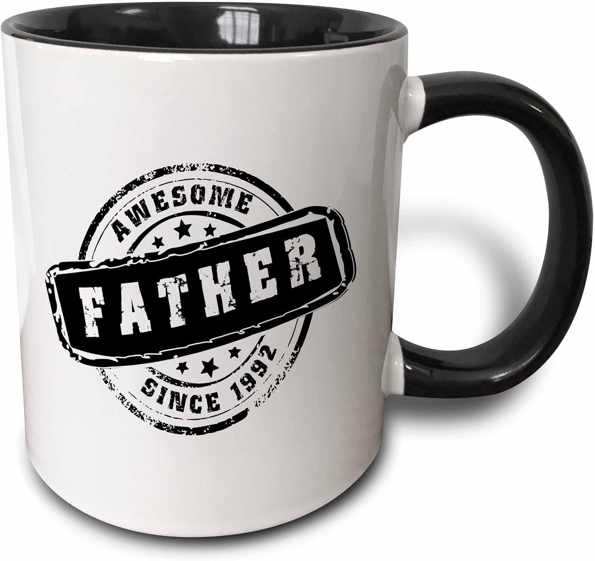 Awesome Father Since 1992 Year Of Birth Of First Born Ceramic Mug