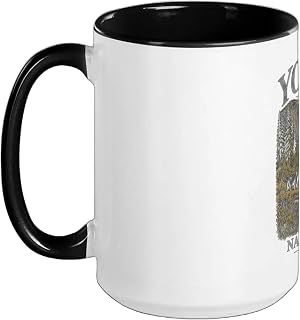 Yosemite California Retro Mountain Hiking Camping Holiday Mug