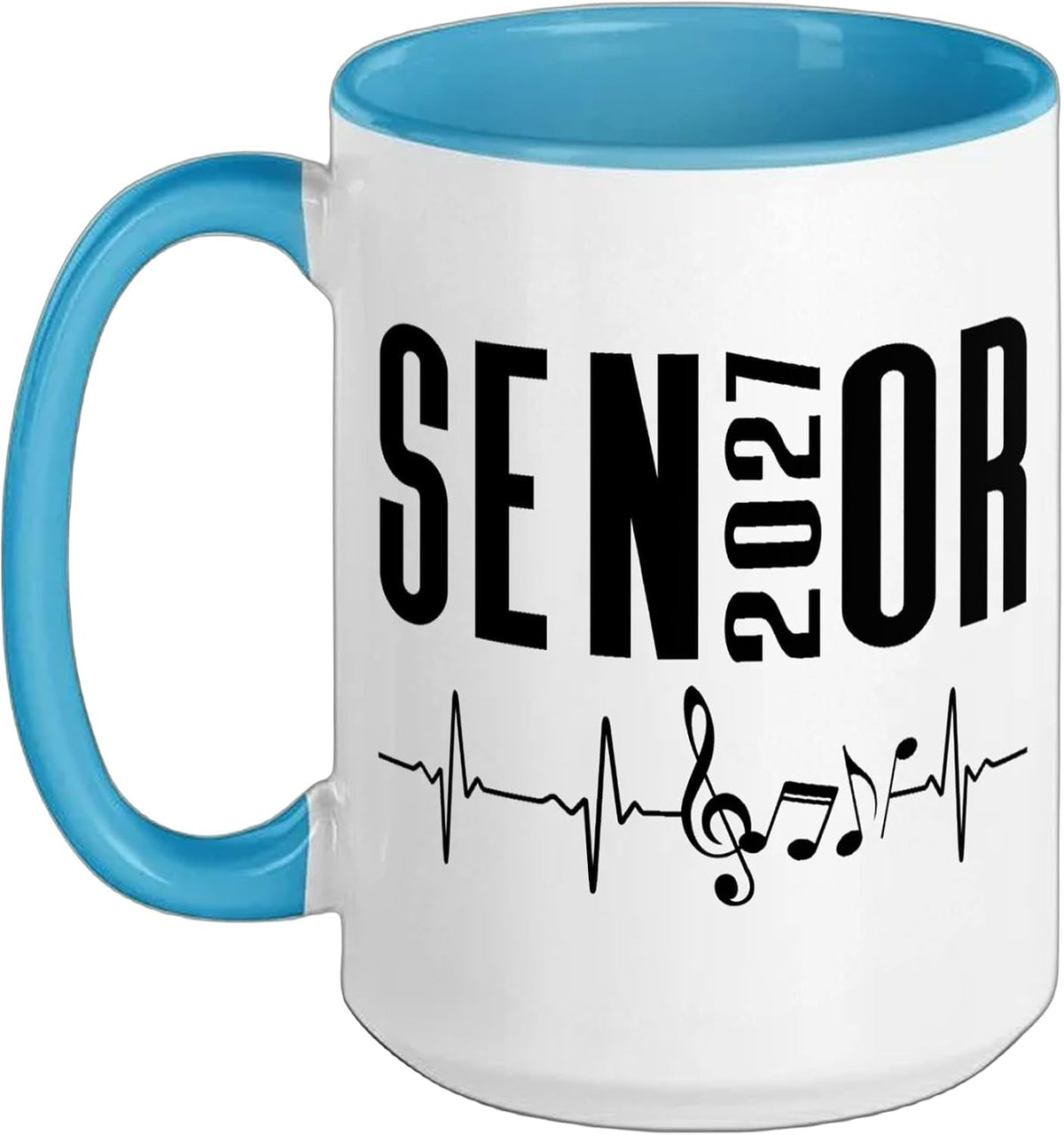 Senior 2027 Music Design Class Of 27 High School Or Ceramic Mug
