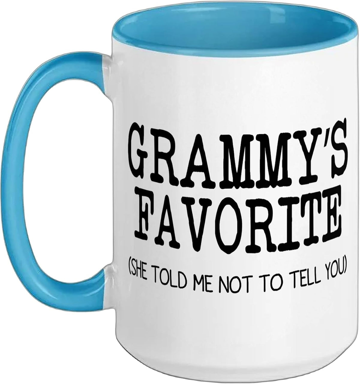 Grammy’S Favorite Funny Family Grandson Granddaughter Kids Ceramic Mug