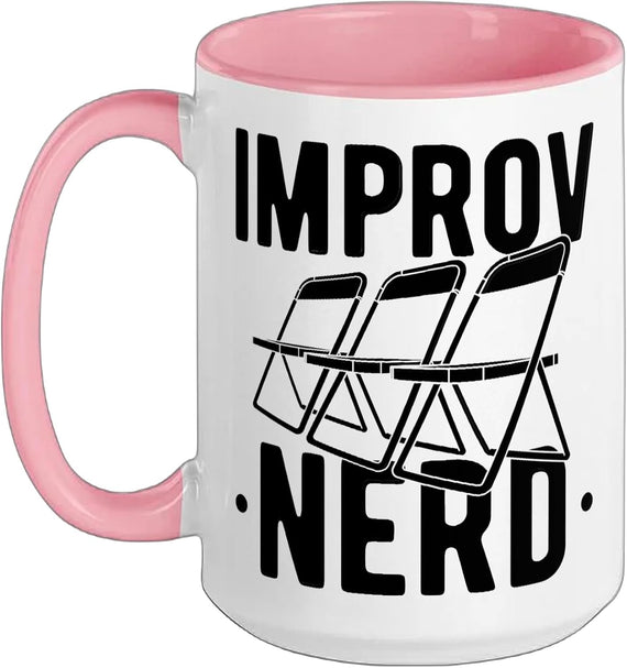 Theater Drama Improv Nerd Rehearsal Audition Actor Ceramic Mug