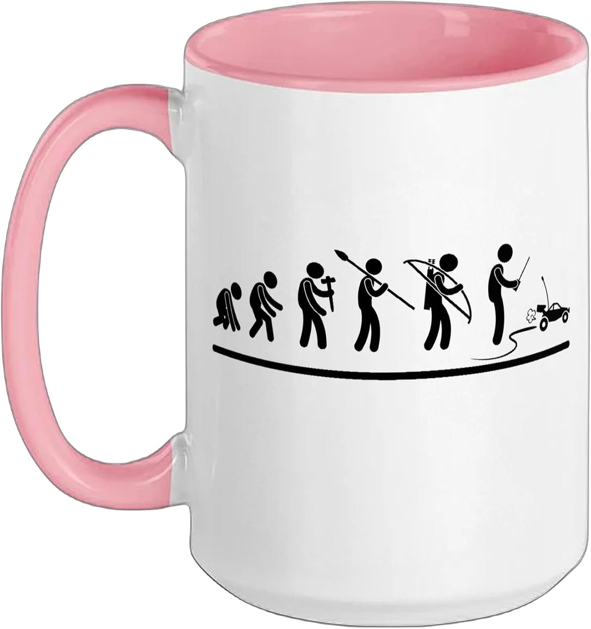 Rc Car Driver Evolution Funny Remote Control Racing Ceramic Mug