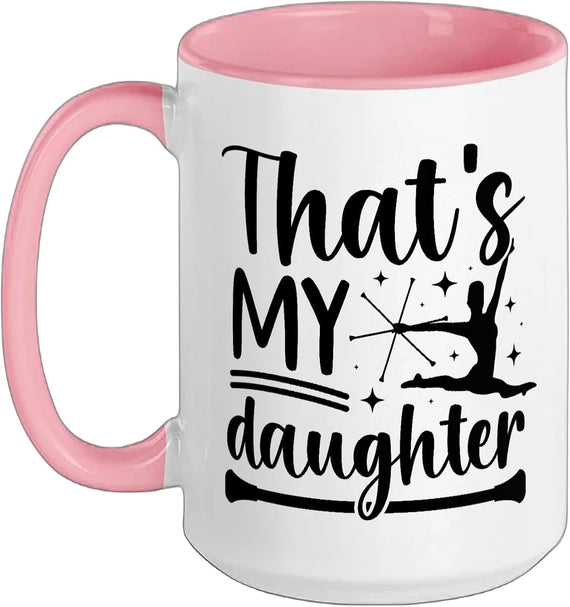 Proud Baton Twirling Mom Of A Baton Twirler Baton Twirl Ceramic Mug