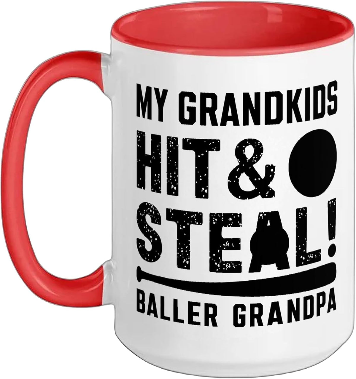 Baseball Grandpa Grandfather Gramps Grandparents Day Ceramic Mug