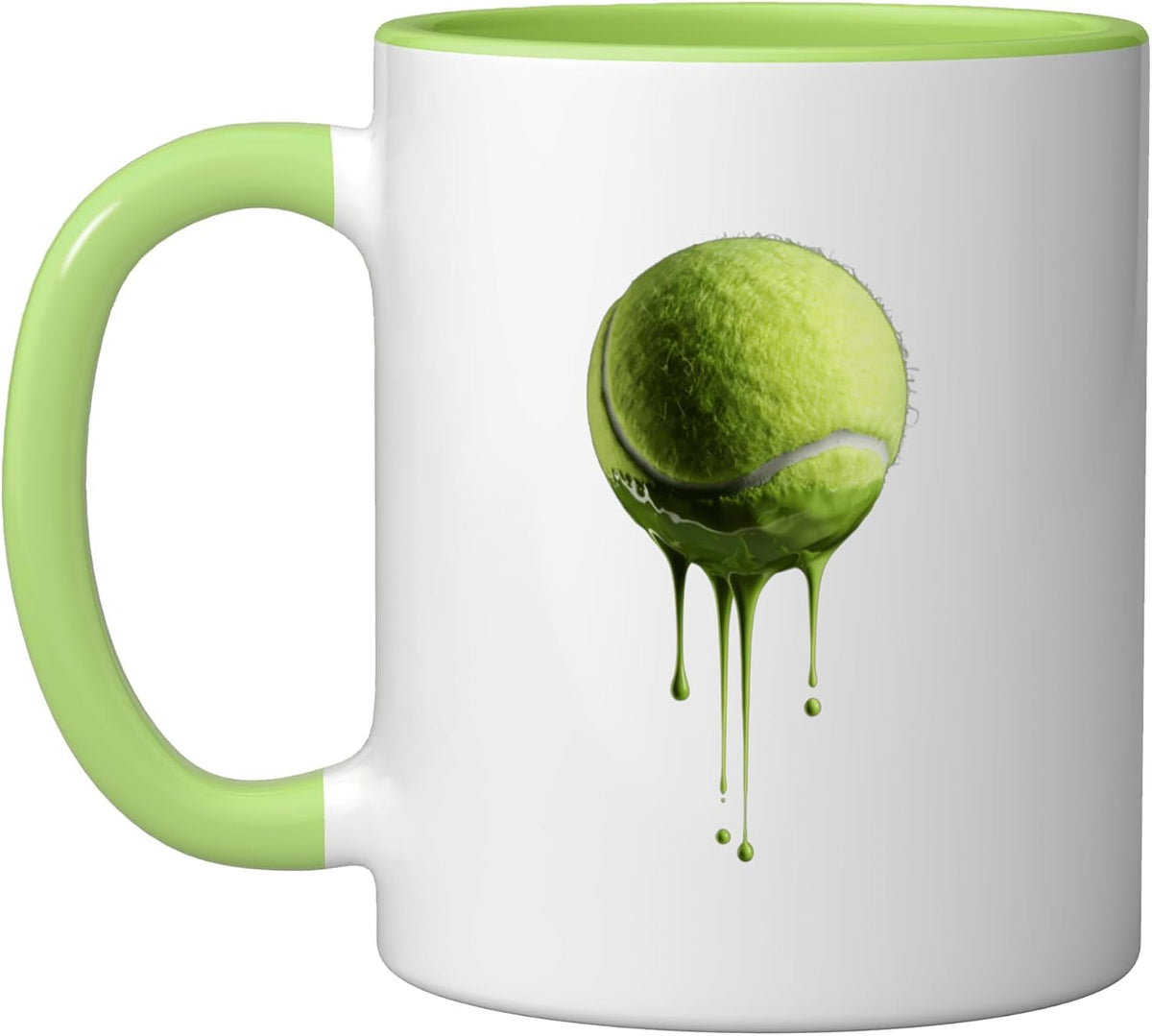 Tennis Drip Splash Dripping Tennis Player Ceramic Mug