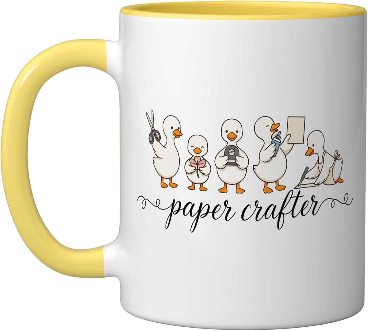 Ducks Paper Crafter Cute Ducklings Crafting Ceramic Mug