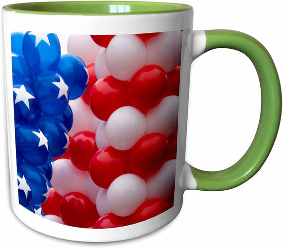 Patriotic Carmel Indiana 4th of July Ceramic Mug