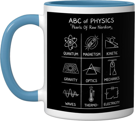 Abc Of Physics School Teacher Science Education Ceramic Mug