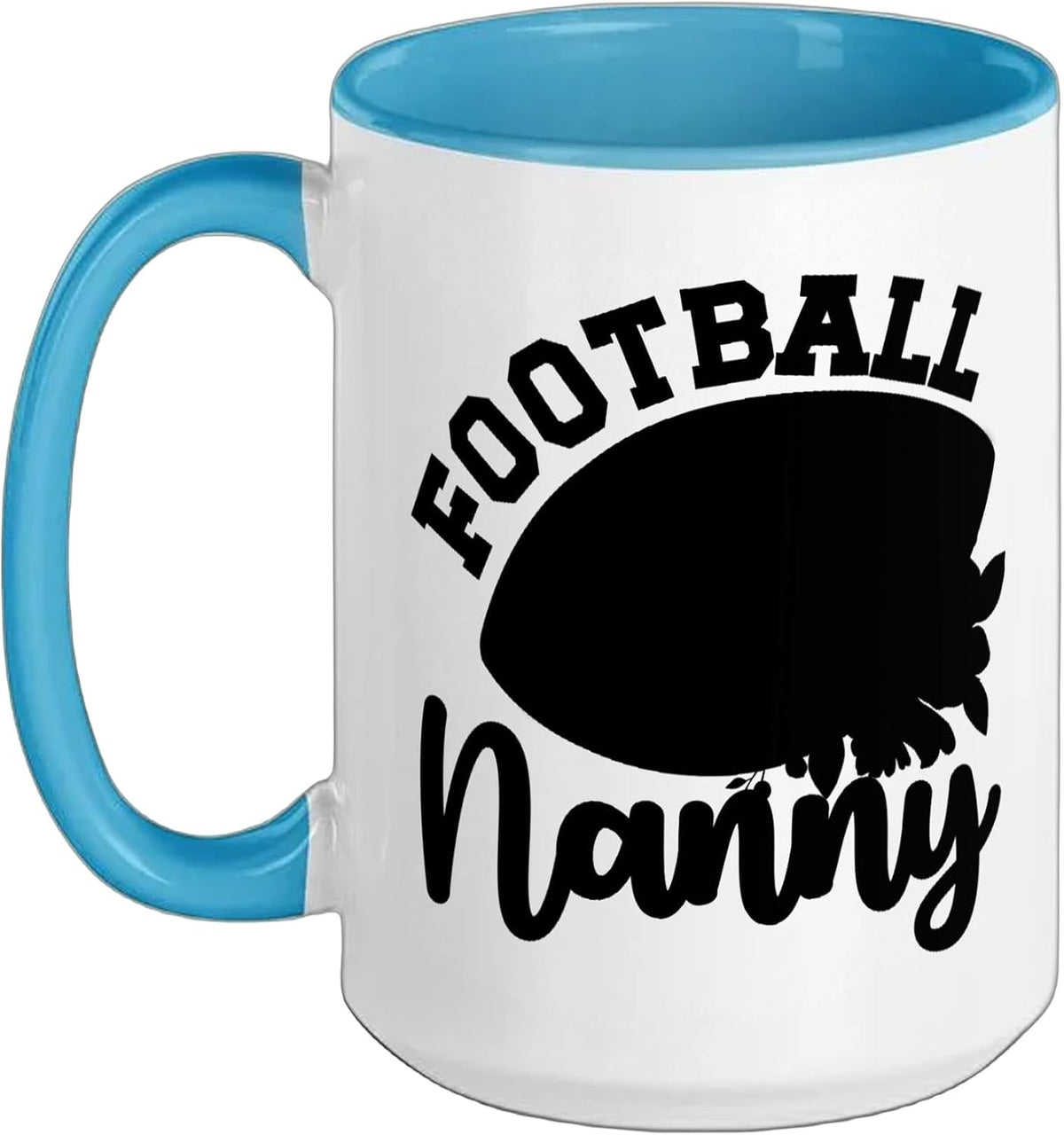 Football Nanny Flowers Nanny Of A Football Player Nanny Ceramic Mug