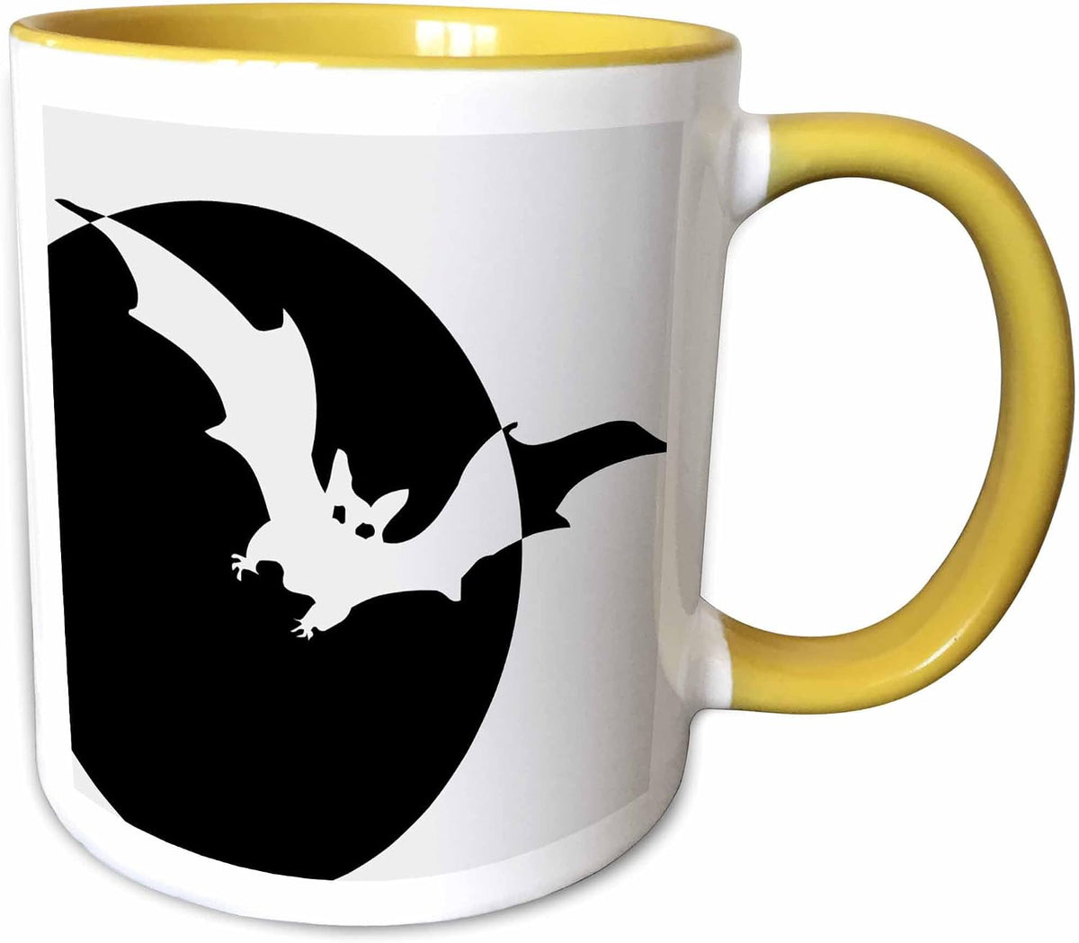 Moon and Bat Halloween Art Spooky Designs Ceramic Mug
