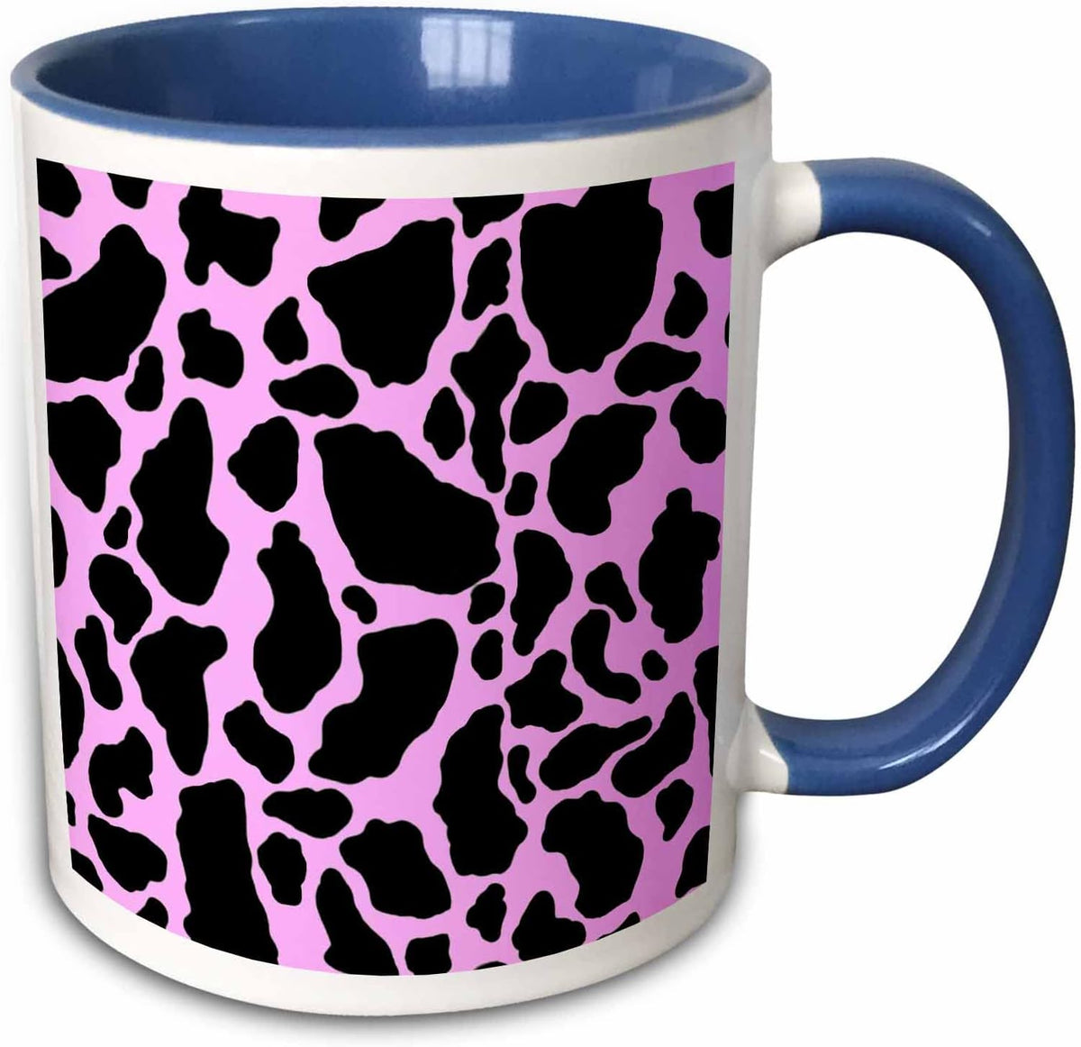 Pink & White Cow Print Designs Ceramic Mug