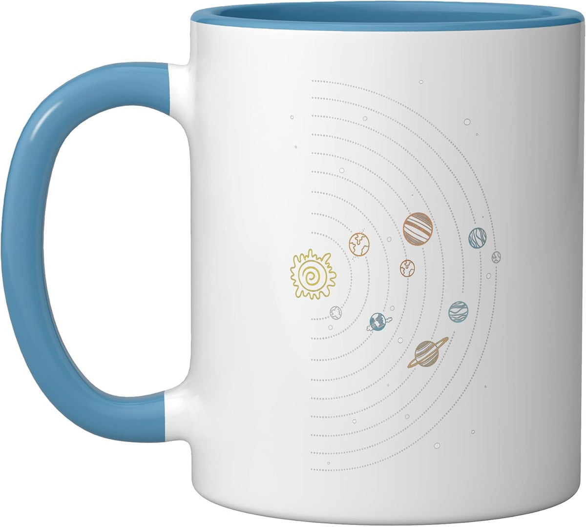 Cool Astronomy Scientist I Planets I Solar System Ceramic Mug