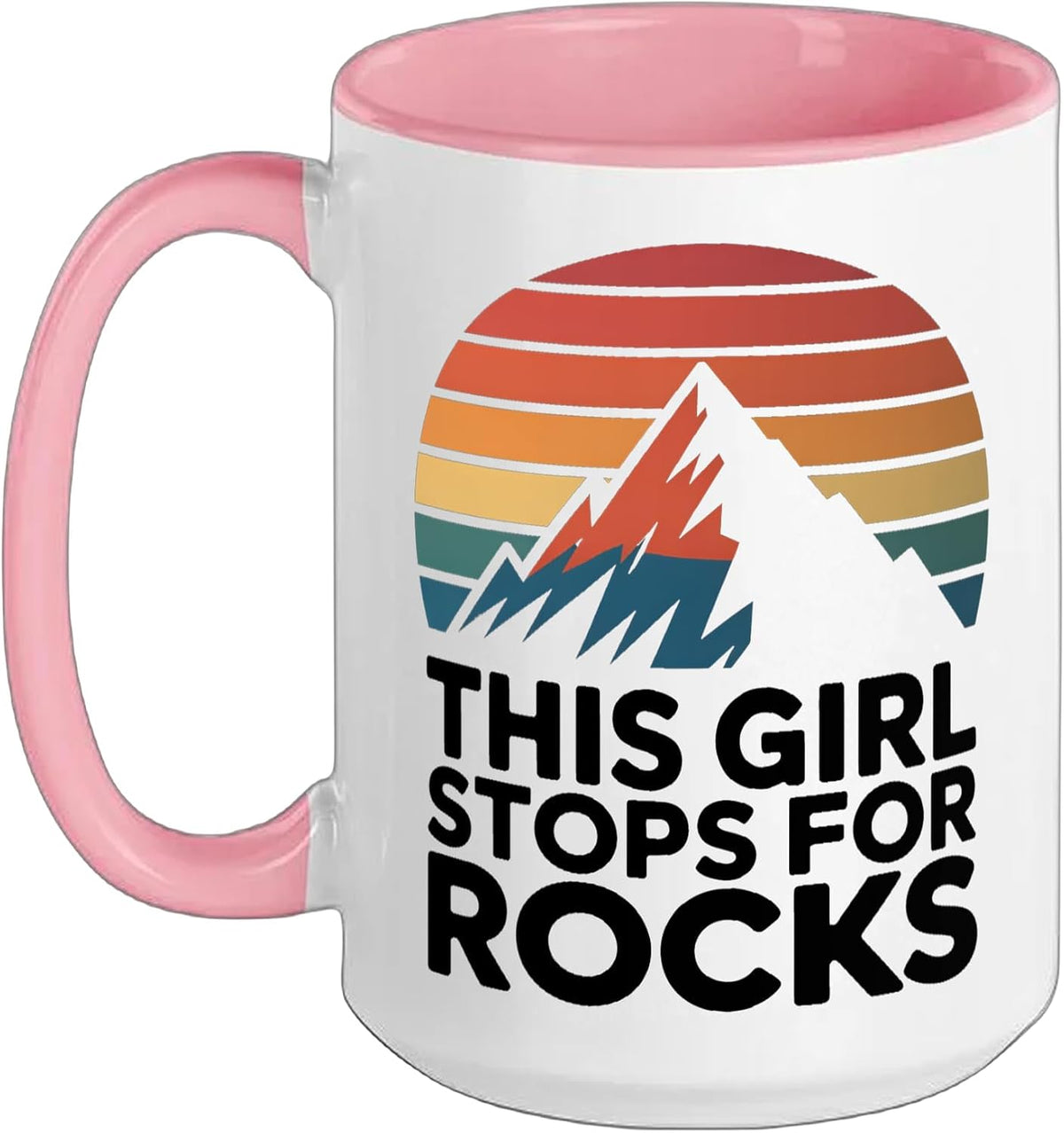 Geology This Girl Stops For Rocks Ceramic Mug