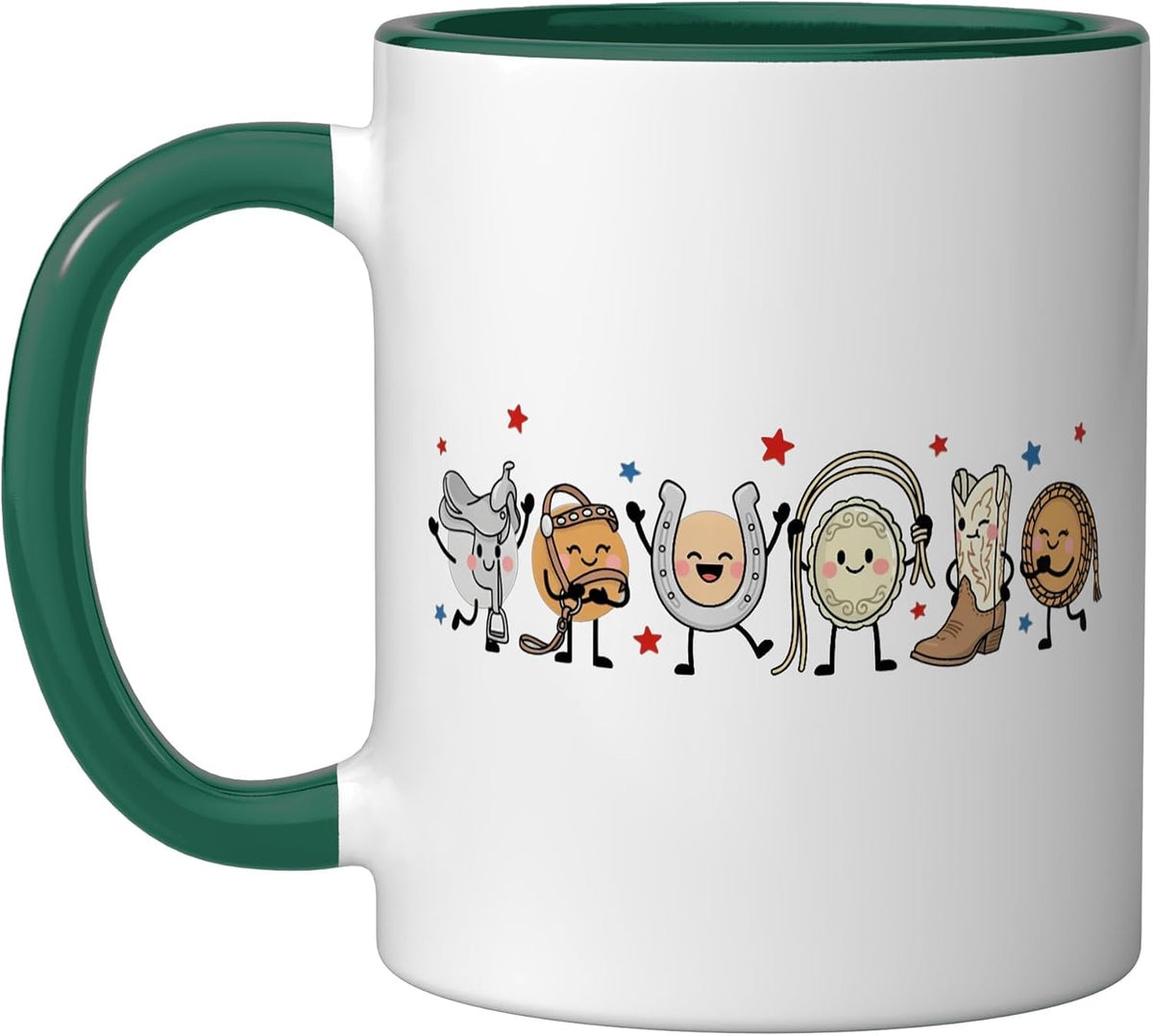 Reining Western Riding Equine Sport Horse Riding Reiners Ceramic Mug