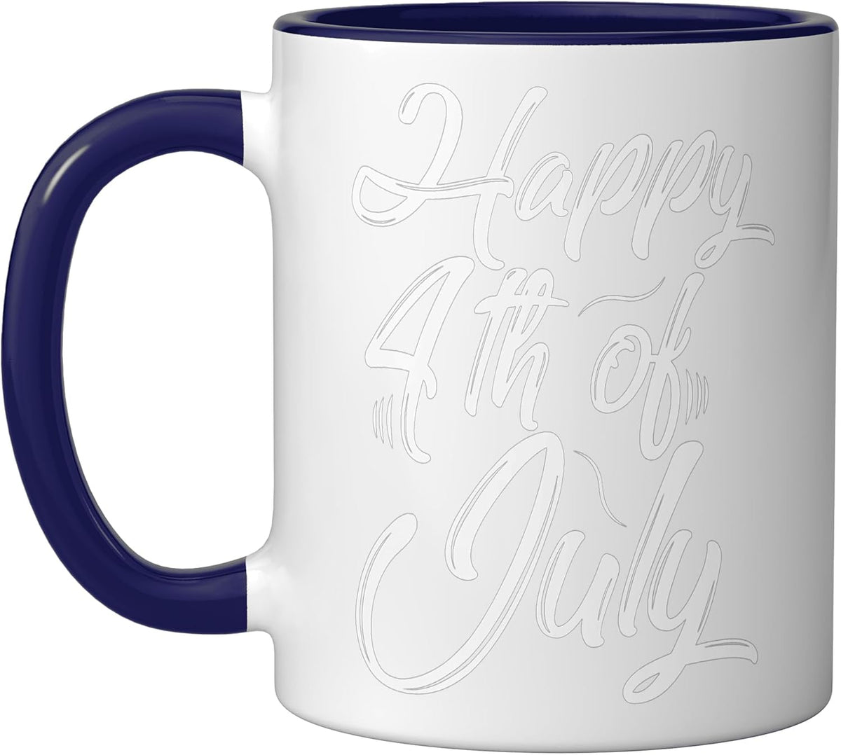 Happy 4th Of July American Flag Patriotic Freedom Ceramic Mug