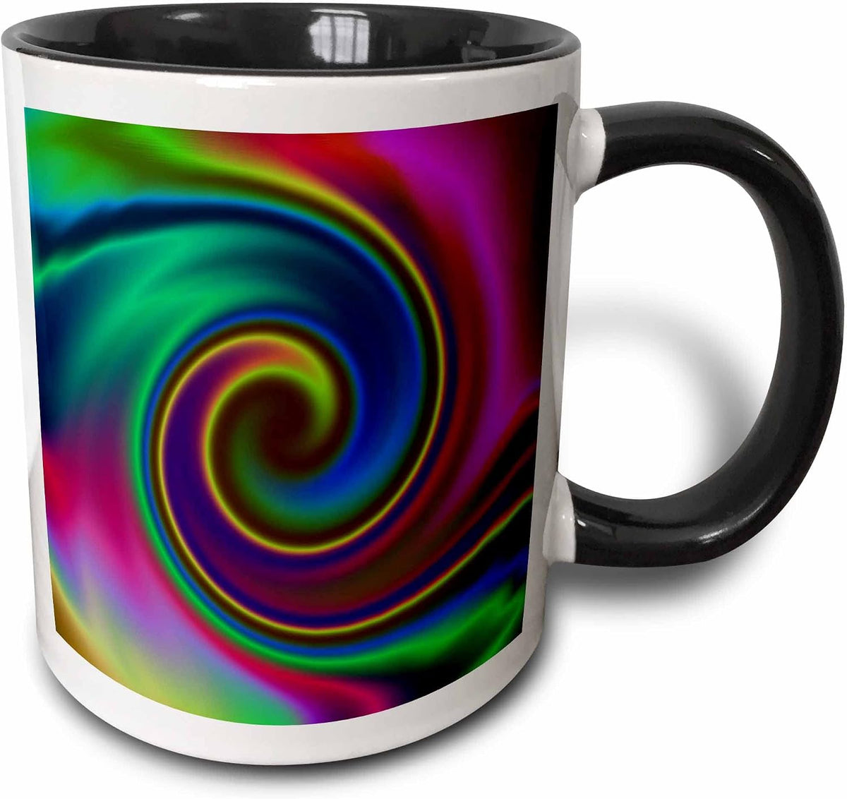 Psychedelic Swirl, Super Groovy Swirls Ceramic Mug