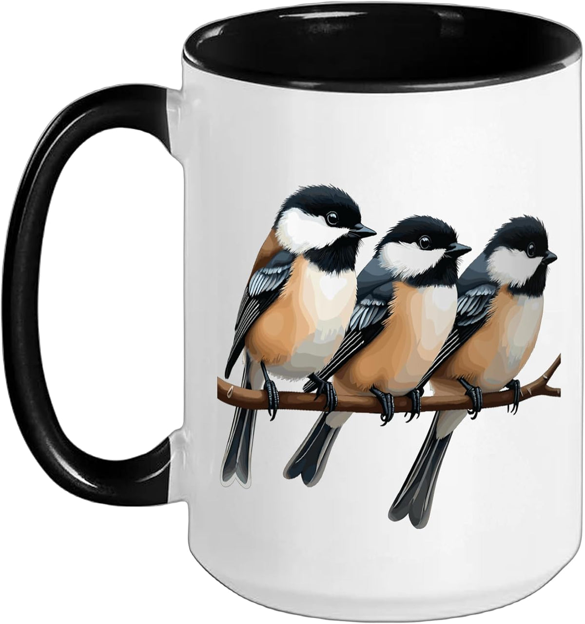 Chickadee Birds, Chickadees, Chickadee Ceramic Mug