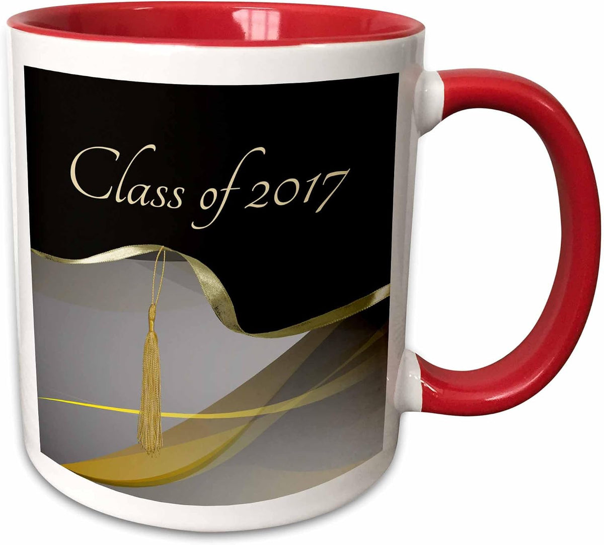 Class Of 2017, Tassel On Ribbon Ceramic Mug
