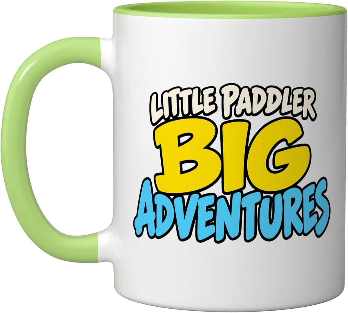 Kayaking Kids Little Paddler Big Adventures Ceramic Mug