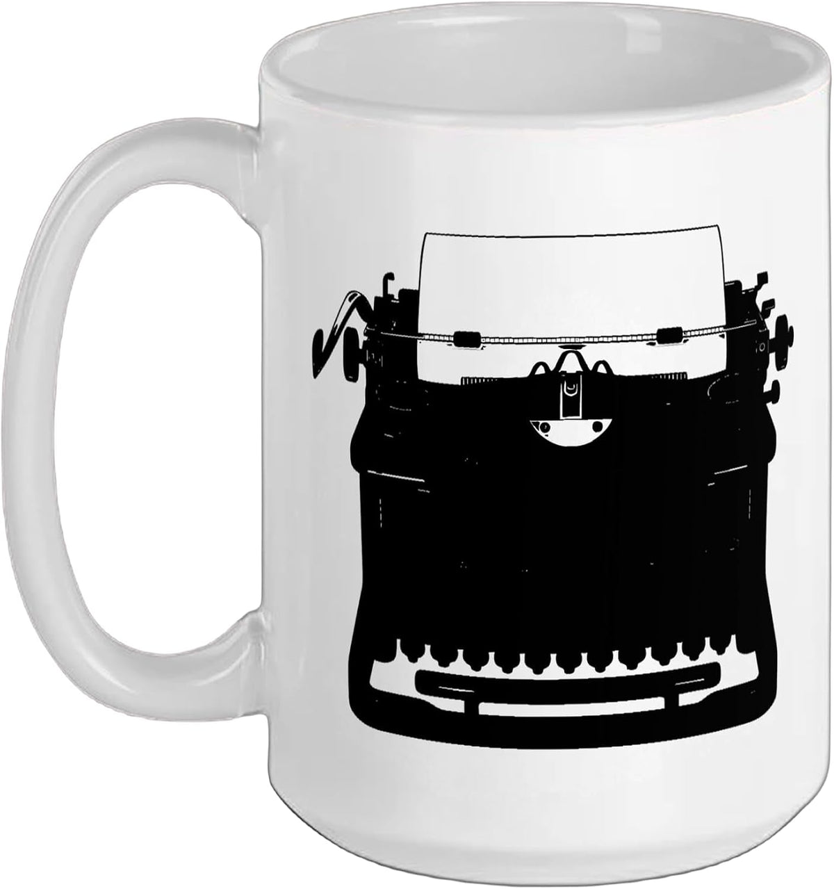 Typewriter Key Clatter Rhythm Satisfies Collector Mind Ceramic Mug